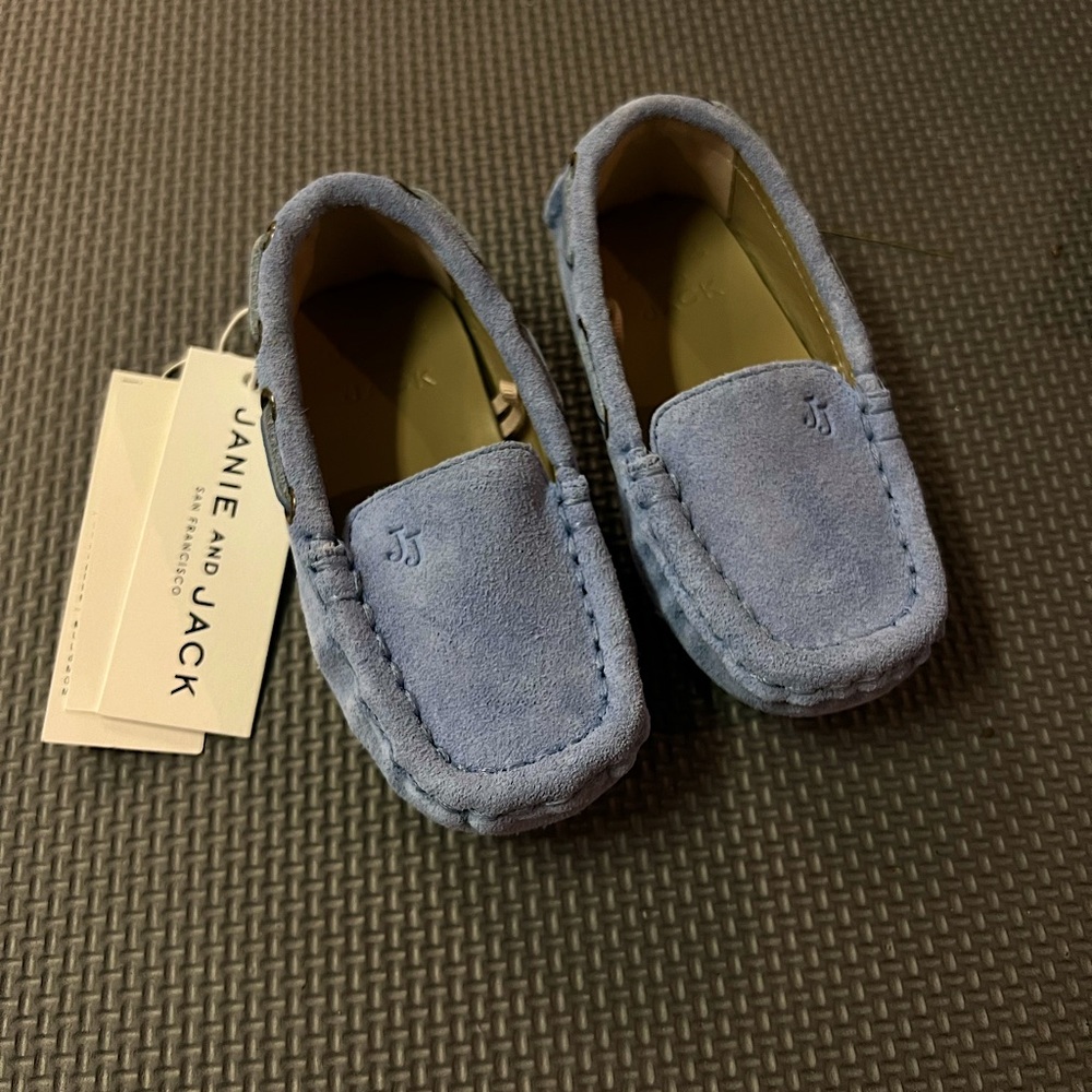 BRAND NEW Janie & Jack Suede Toddler Drivers